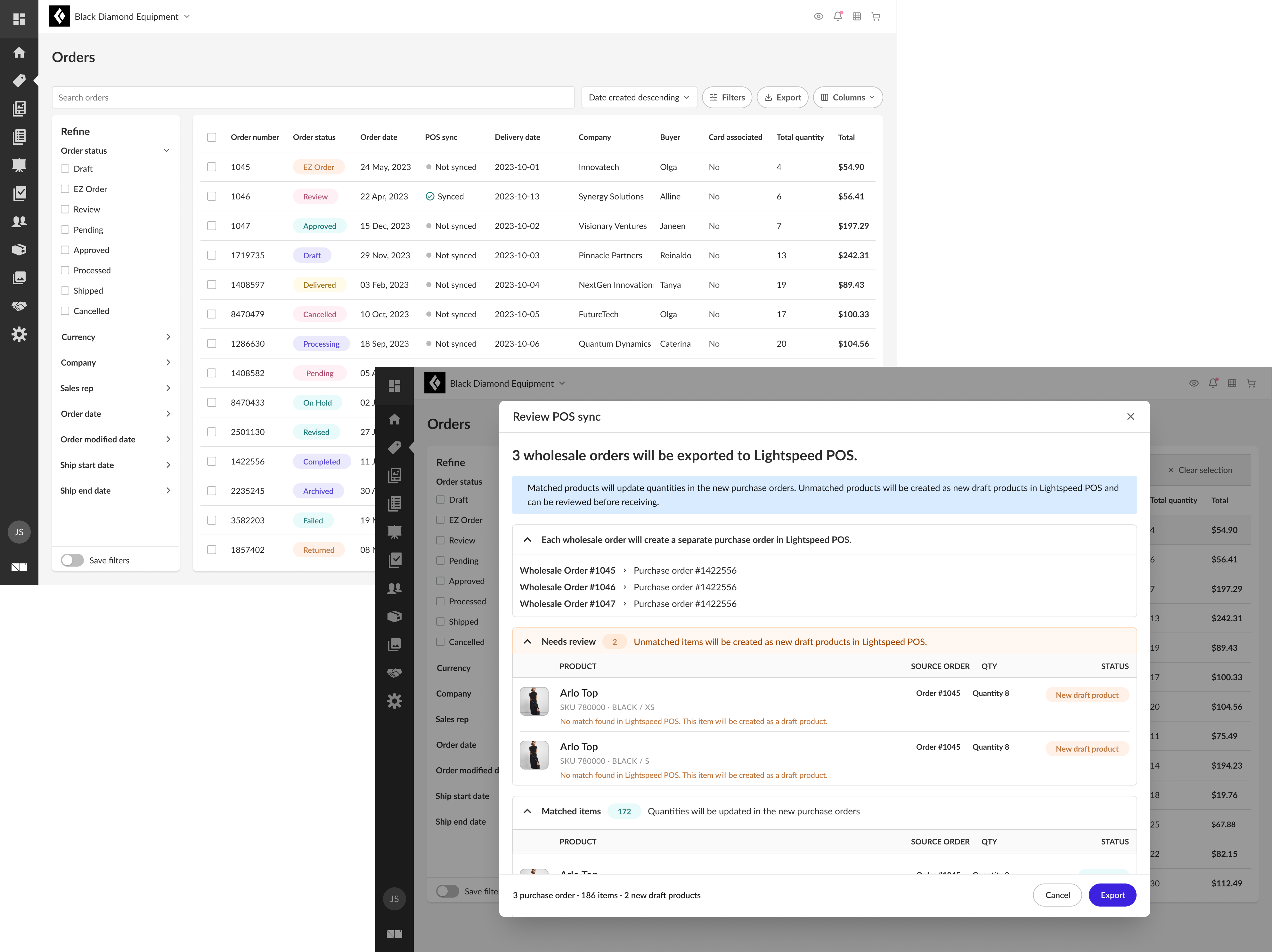 POS sync hero
